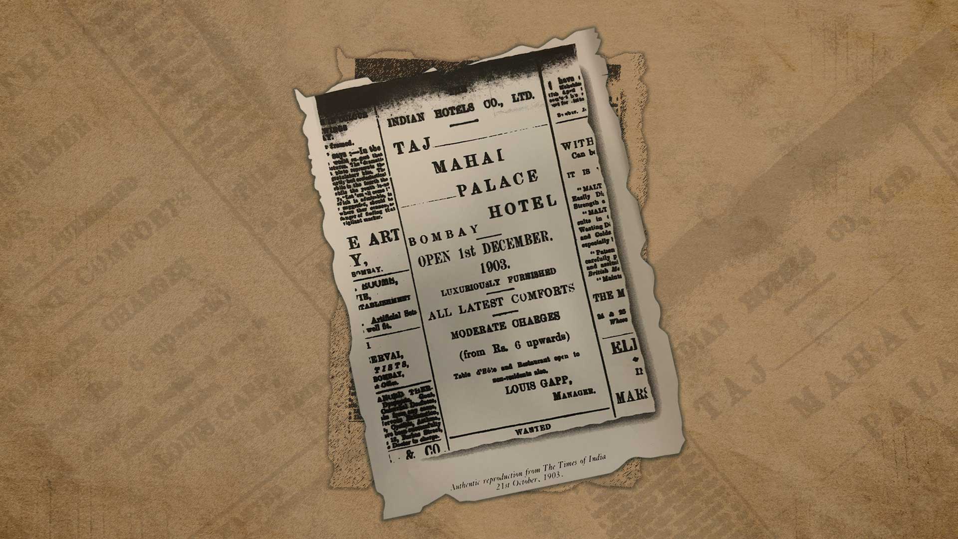 Newspaper ad 