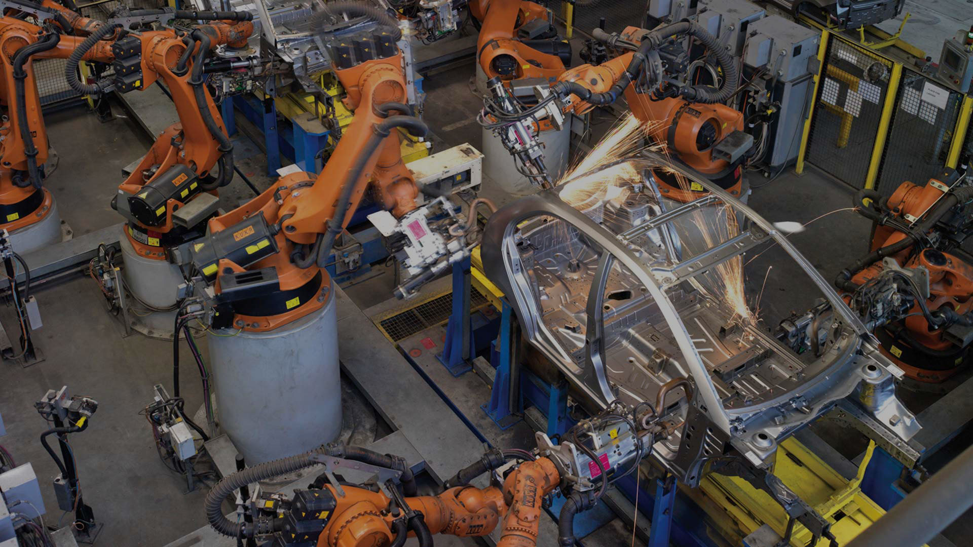 Tata Indica on the shop floor